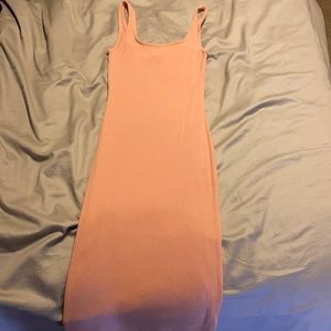 Pink maxi dress